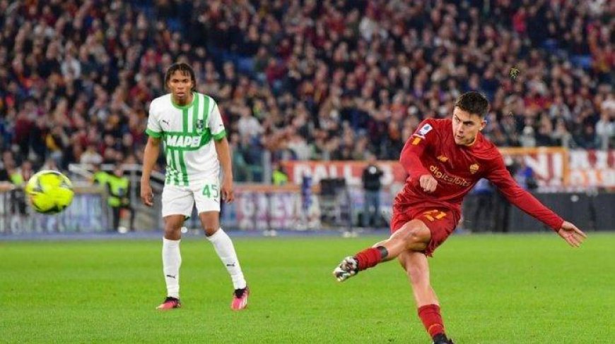 Hasil AS Roma Vs Sassuolo : Skor 3-4, Dybala Cetak Gol Saat Kumbulla Diganjar Kartu Merah