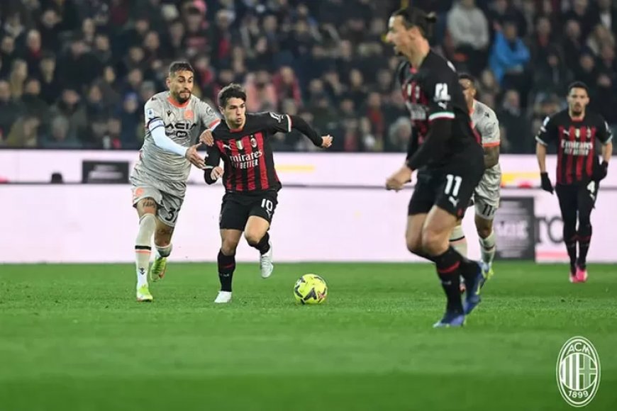 Hasil Liga Italia: AC Milan Takluk 1-3 di Kandang Udinese