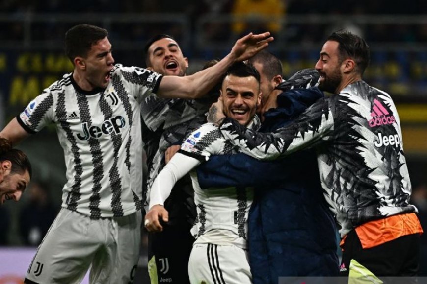 Liga Italia - Gol Kostic menangkan Juventus di Derby d'Italia lawan Inter Milan