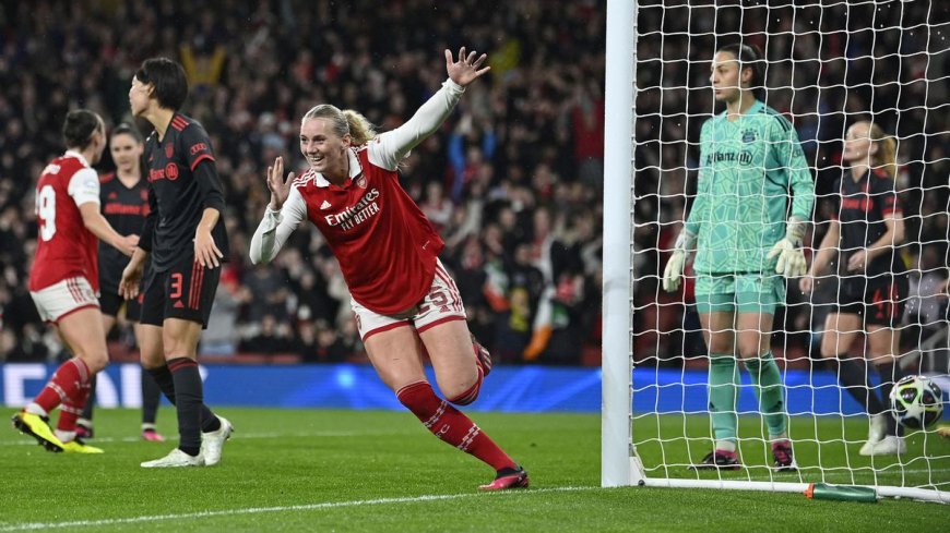 Foto: Comeback di Leg Kedua, Arsenal Sukses Melaju ke Babak Semifinal Liga Champions Wanita