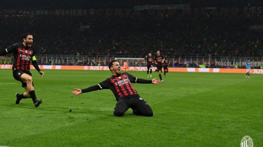 Hasil AC Milan Vs Napoli di Perempat Final Liga Champions: Gol Ismael Bennacer Bawa Rossoneri Menang