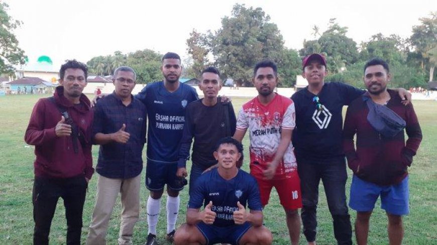 Laga Silaturahmi, Pemain Liga Indonesia Asal Maluku Tampil di Lapangan Matawaru