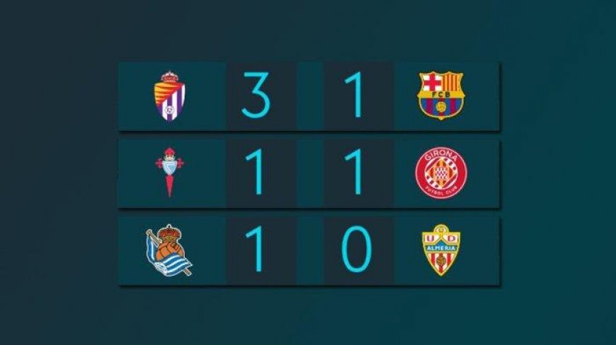 Hasil, Klasemen, Top Skor Liga Spanyol Setelah Barcelona Kalah, Real Sociedad Menang