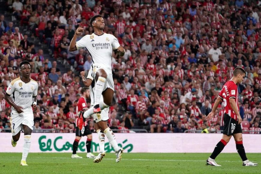 Hasil Liga Spanyol - Jude Bellingham Cetak Gol Debut, Real Madrid Hajar Athletic Club