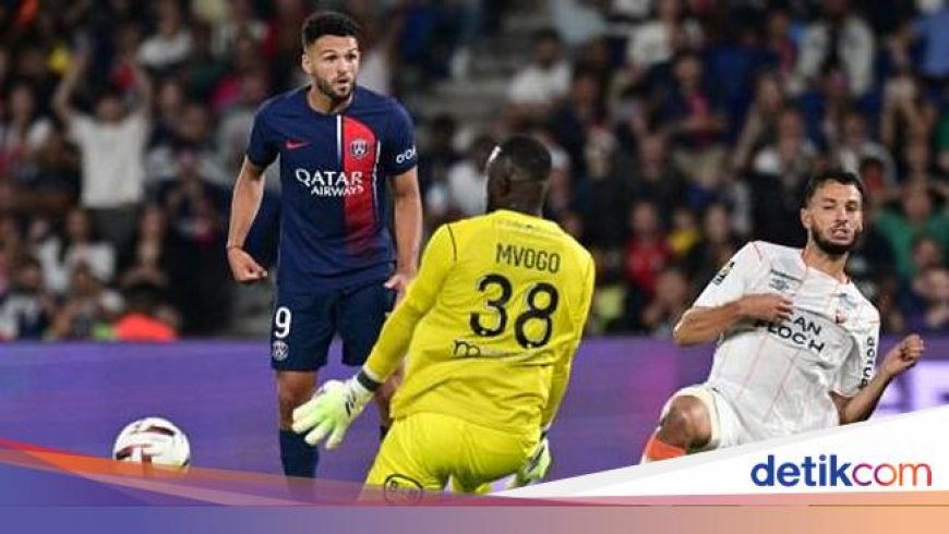 Tanpa Mbappe dan Neymar, PSG Tak Mampu Bikin Gol Lawan Lorient