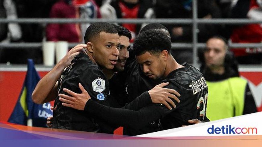 Reims Vs PSG: Mbappe Hat-trick, Les Parisiens ke Puncak Ligue 1
