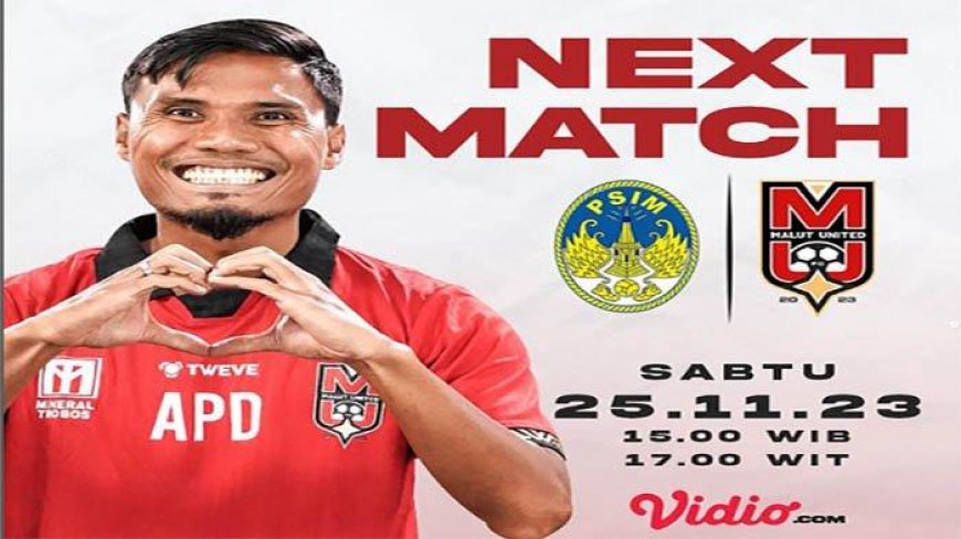 CEK Skor Laga Liga 2 Grup 3 PSIM Yogyakarta vs Malut United, Target Kemenangan Tandang Naga Gamalama