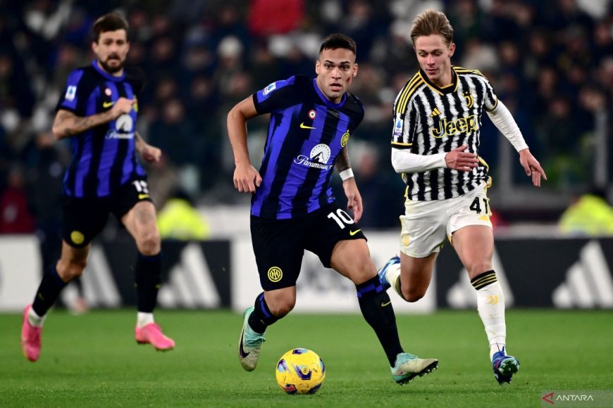 Liga Italia: Gol Martinez pastikan Inter tetap unggul dua poin atas Juventus - ANTARA News Sumatera Utara