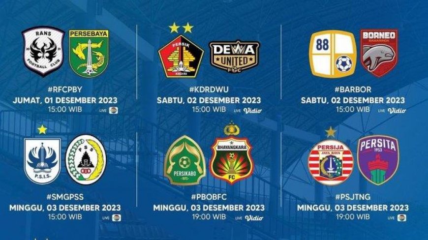 Jadwal Live Liga 1 Hari ini Debut Eks AS Roma Radja Nainggolan, PSIS Semarang dan Persija Kembali