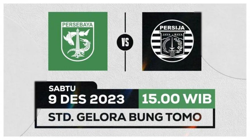 Prediksi Skor dan Susunan Pemain Persebaya Vs Persija Liga 1 2023, Cek Head to Head Kedua Tim
