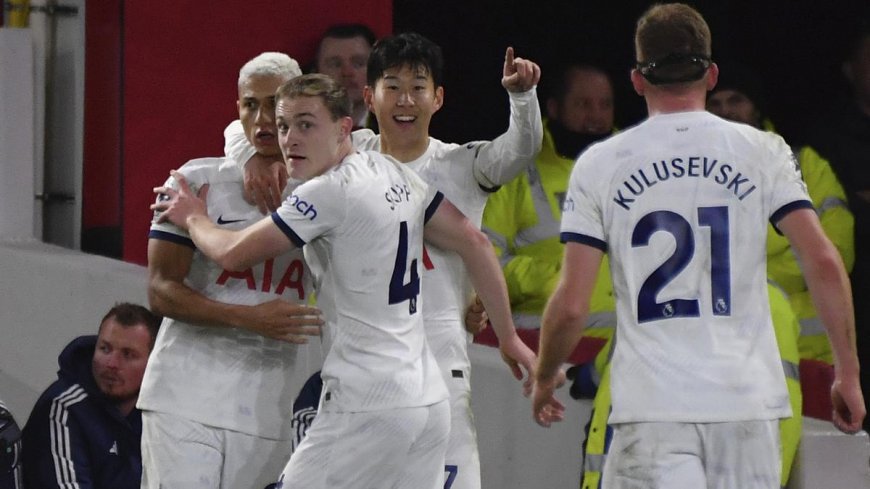 Hasil Liga Inggris: Tottenham Hotspur Menang Meyakinkan, Bungkam Nottingham Forest dengan Gol Tanpa Balas