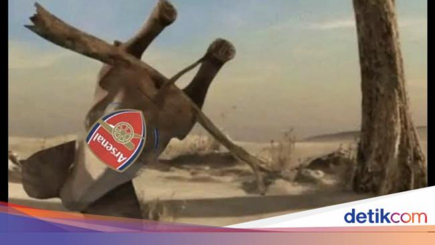 Meme si Gajah Arsenal di Pucuk, Ada yang Yakin Rantingnya segera Patah