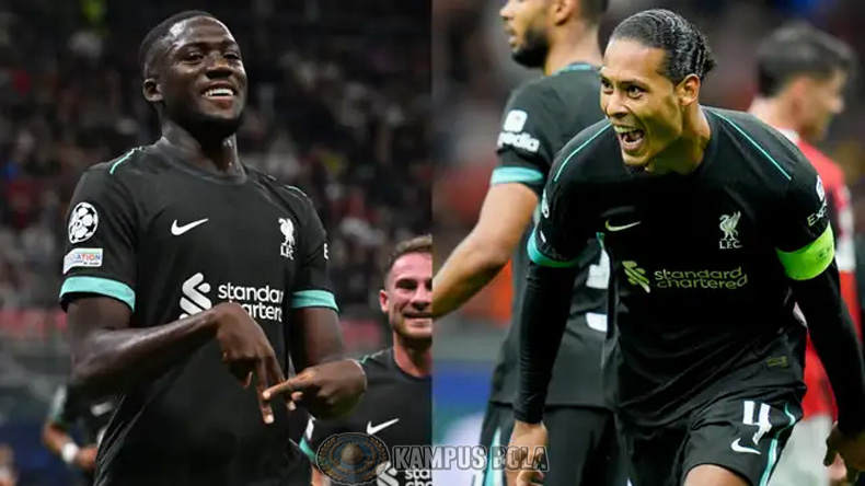 Ibrahima Konate dan Virgil van Dijk